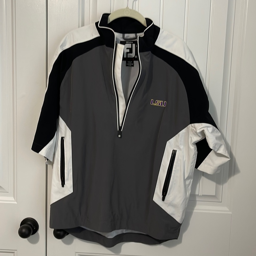 LSU Footjoy Tour Collection Golf Windbreaker